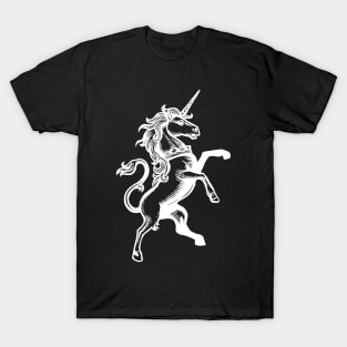 Vintage Unicorn Shirt Funny Magic T-Shirt in White design T-Shirt